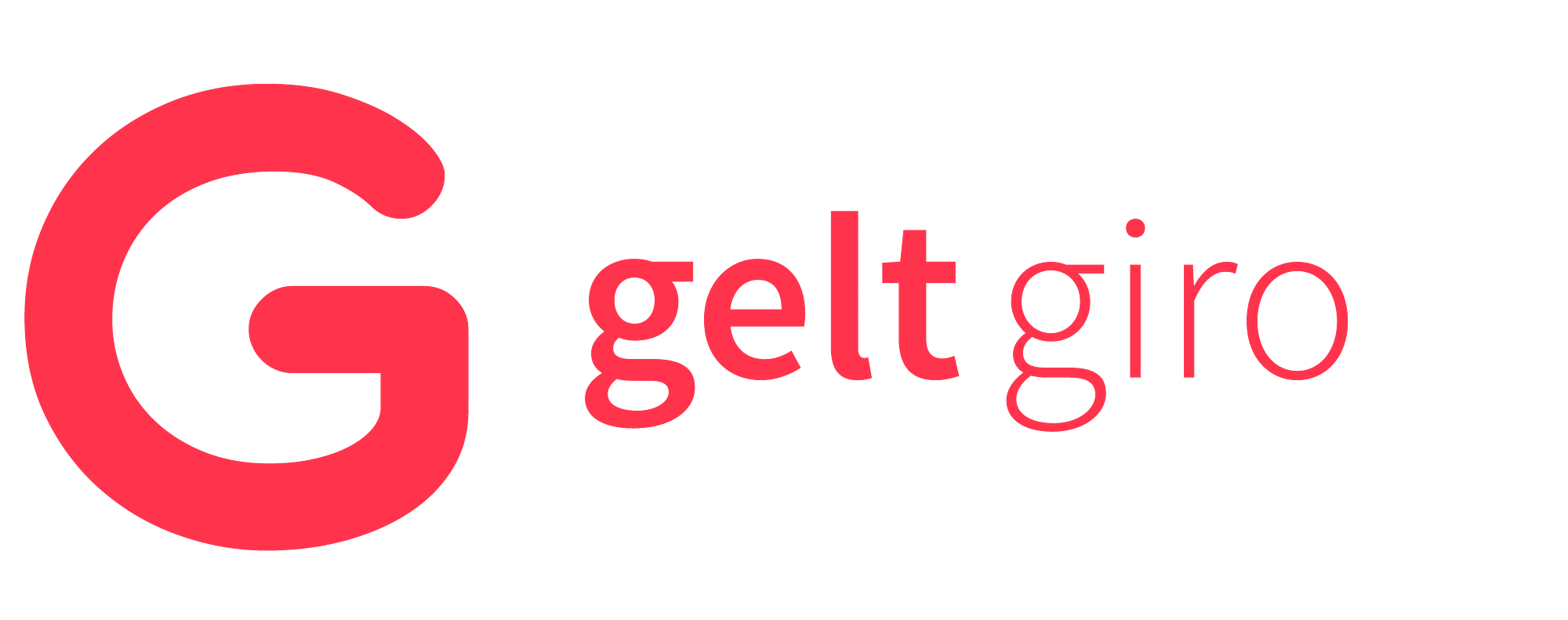 Logo Gelt Giro Horizontal Color Rojo